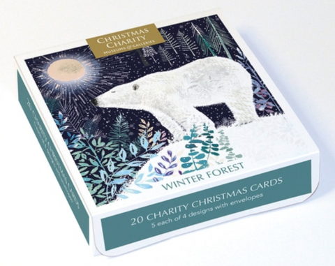20 Charity Cards Winter Forest