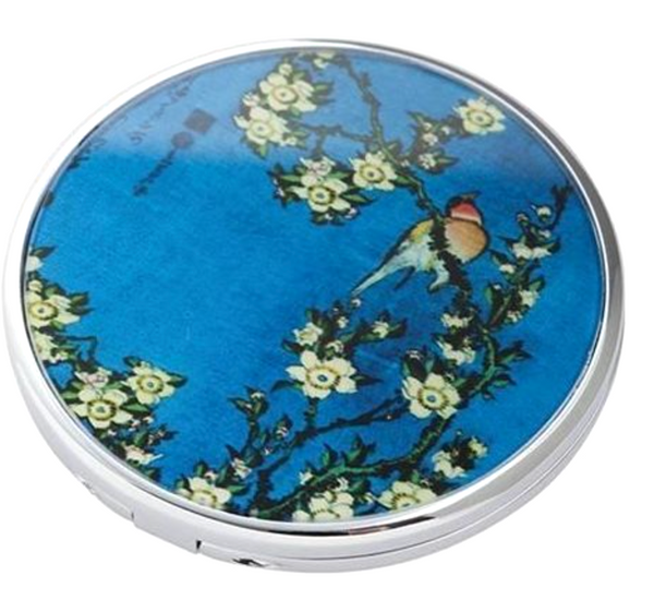 Hokusai- Bird/Flower Pocket Mirror
