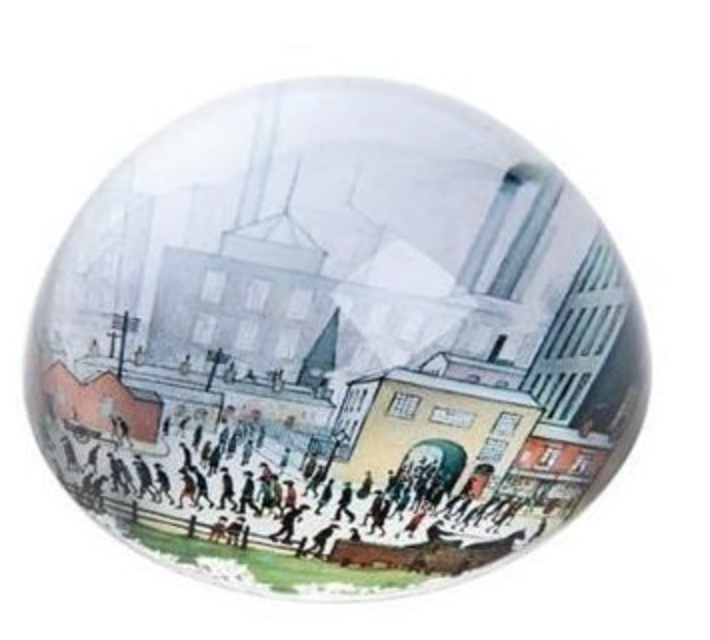 Lowry - Coming from the Mill Paperweight