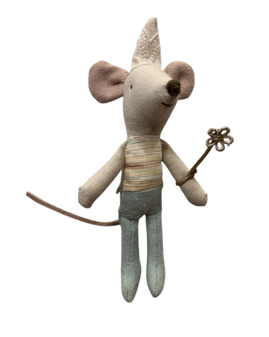 Tooth Fairy Mouse in Matchbox - Blue