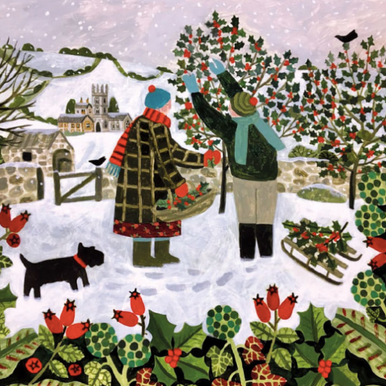 12 Charity Cards Christmas in the Village