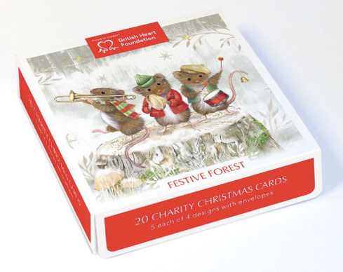 20 Charity Cards Festive Forest