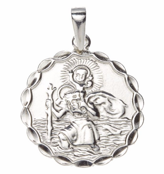 Silver St Christopher (small) SH 53017
