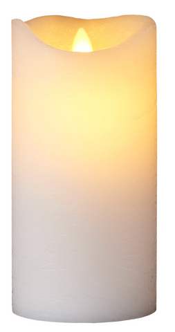 Sirius Sara White LED Wax Candle 20cm