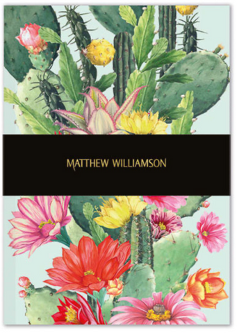Cactus Flowers Deluxe Notebook