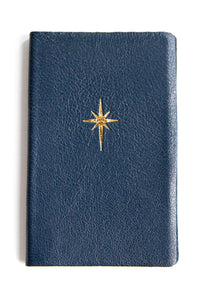Leather Pocket Notebook Navy Star