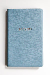 Leather Pocket Notebook Pale Blue Prayers