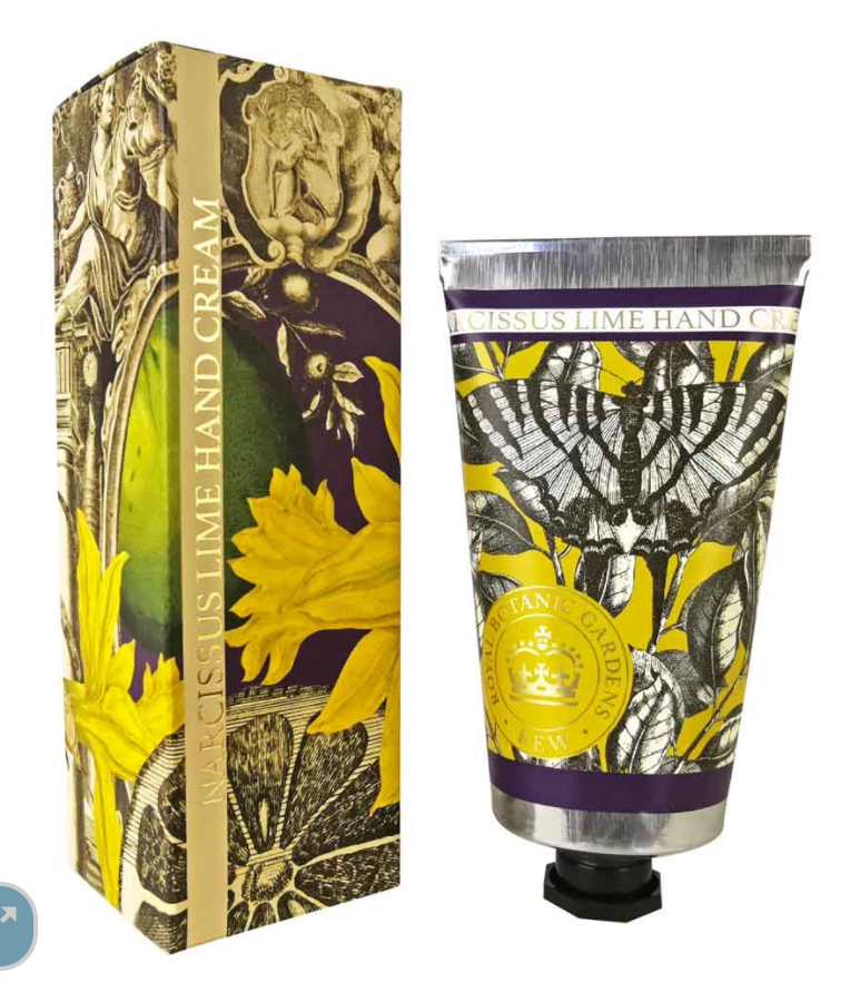 Kew Gardens Narcissus Lime Hand Cream