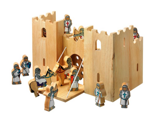 Natural Castle Playscene + 12 Knights