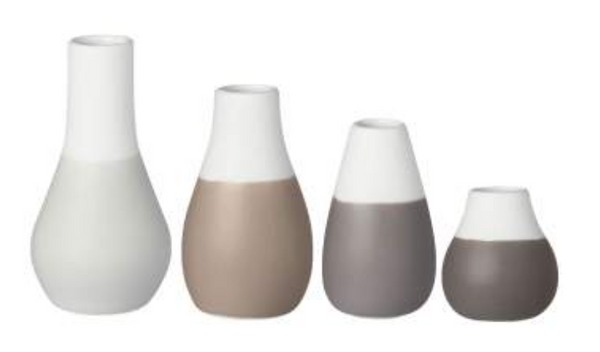 Mini Pastel Grey Vases