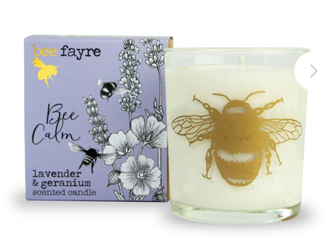 Bee Calm Lavender & Geranium Candle