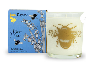 Bee Free Bluebell Candle