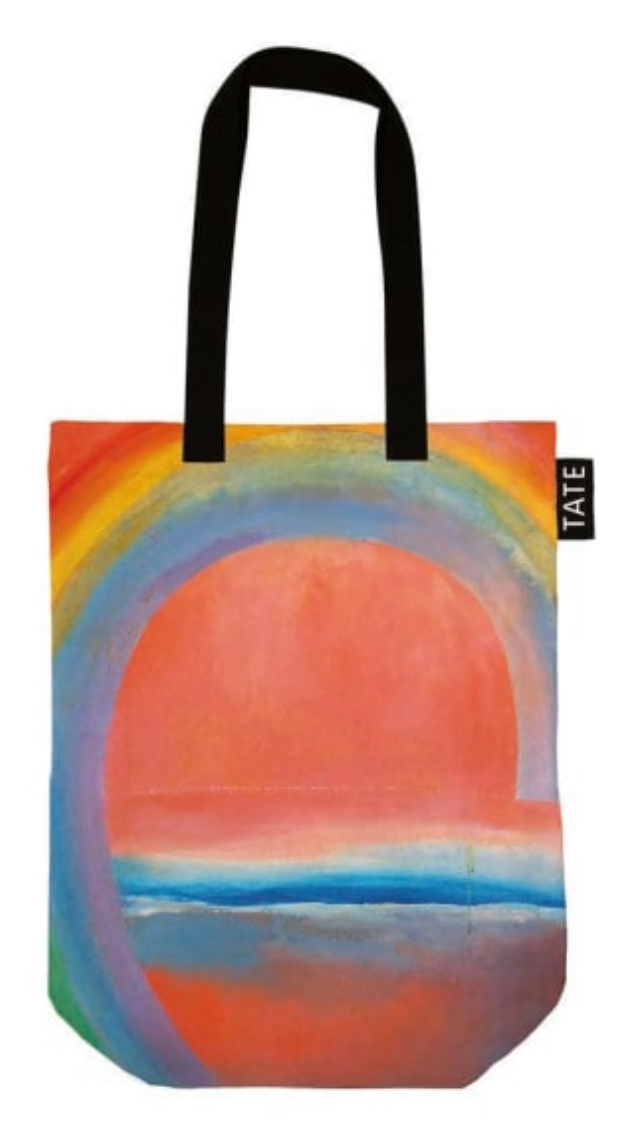 Rainbow Painting Tote Bag
