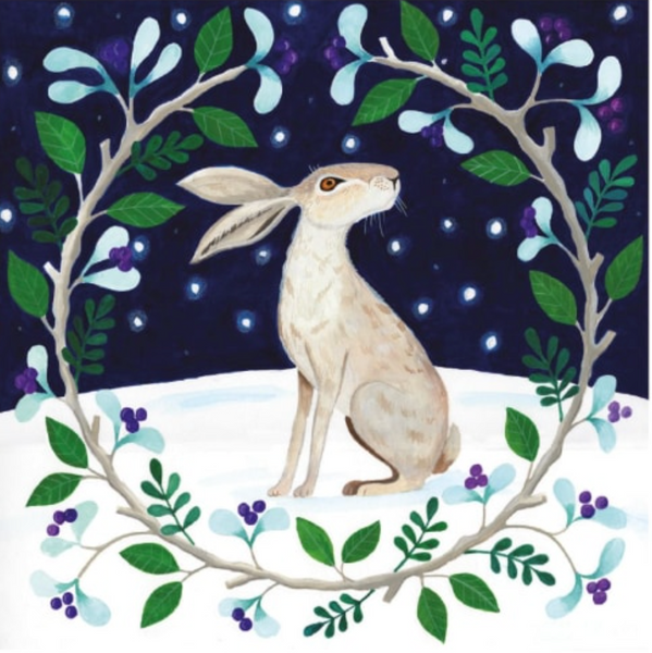 20 Charity Cards Animals in the Snow