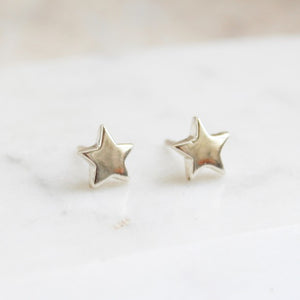 Stud Earrings Star/Silver